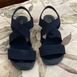 Navy Blue Sandals